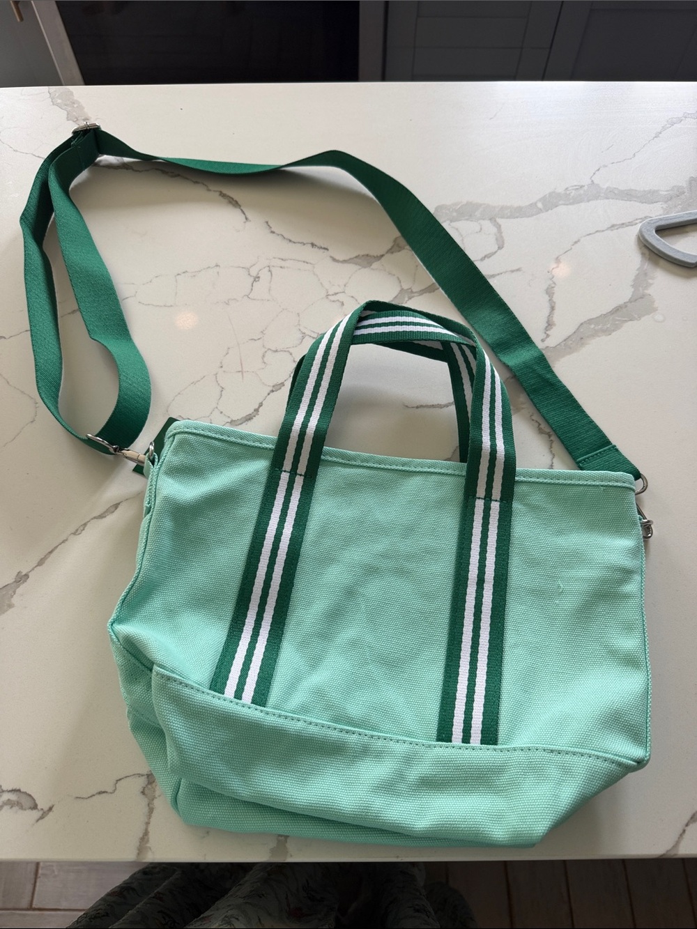 Starbucks mini canvas tote with strap nwt - Picture 3 of 4